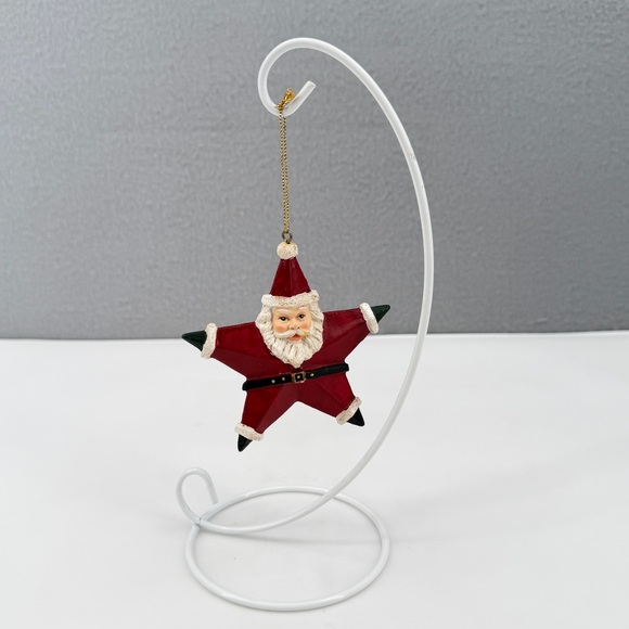 Kurt Alder Santa Claus Star Christmas Ornament Resin Folk Art Country Farmhouse - Picture 11 of 12
